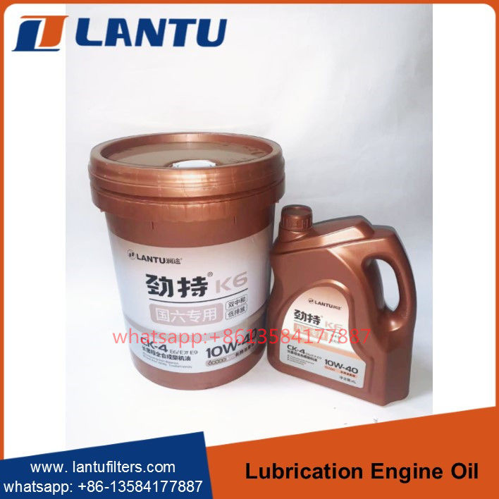 Lantu Truck Lubrication Engine Oil Full Synthetic Diesel Engine Oil Ck-4 Sae 10w-40 Keep Engine Clean